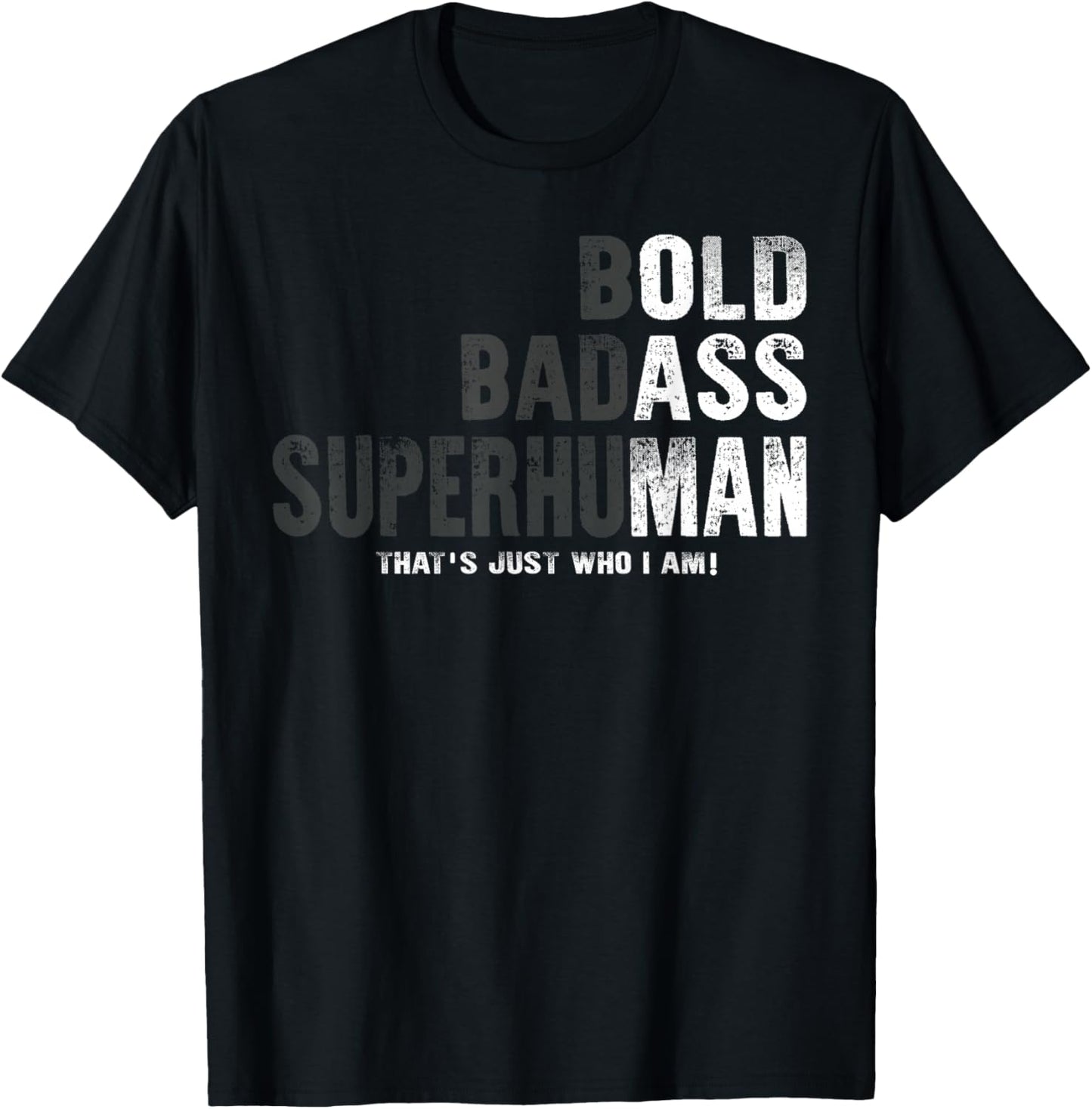 Funny Old Man Saying Gag Gift Birthday for Dad Fathers Day T-Shirt - T-Shirt | Black