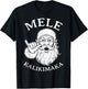 Christmas Hawaii Santa Mele Kalikimaka Xmas Men Women Kids T-Shirt - T-Shirt | Black