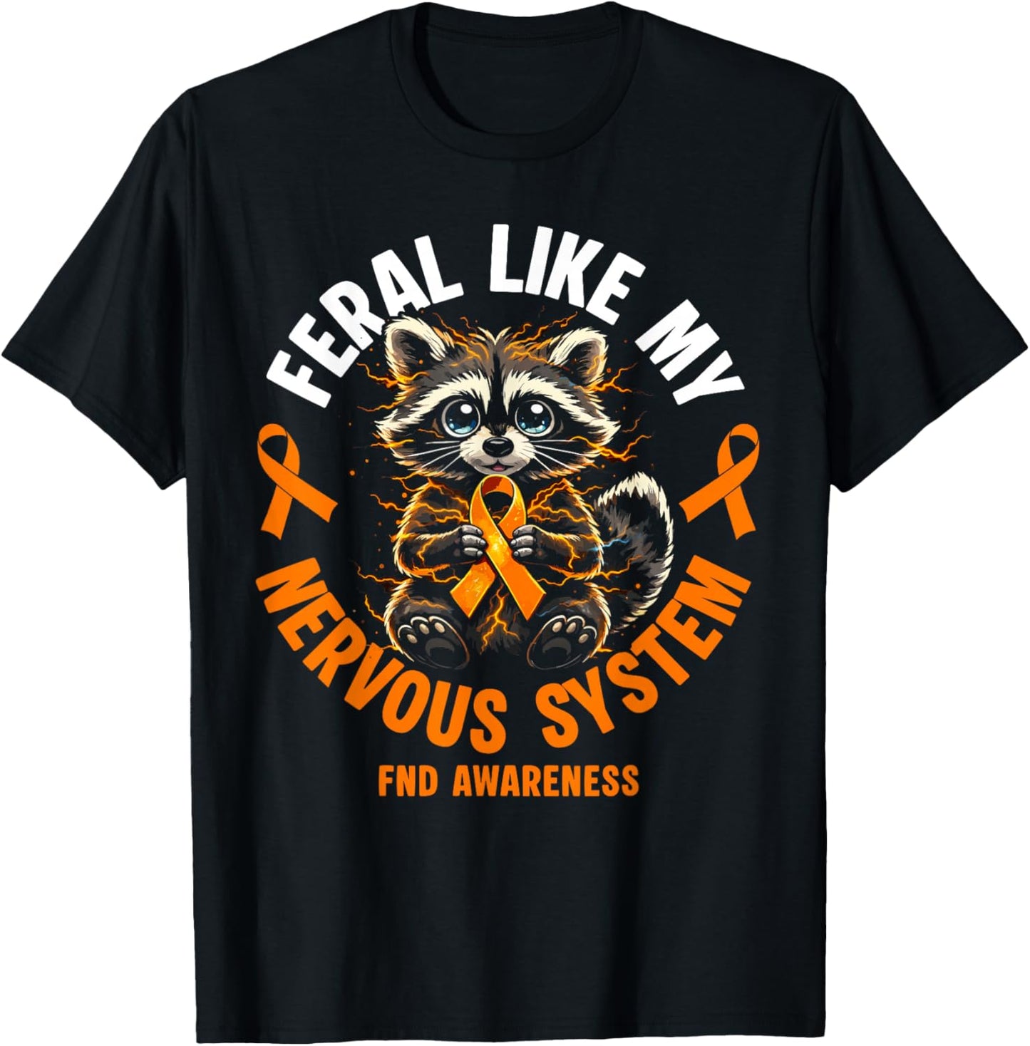 Functional Neurological Disorder Funny FND Warrior T-Shirt - T-Shirt | Black