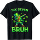Kids st Patricks Day 67 Leprechaun Dab Six Seven Bruh Boys T-Shirt - T-Shirt | Black