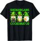 Shenanigans Coordinator Three Gnomes Teacher St Patricks Day T-Shirt - T-Shirt | Black
