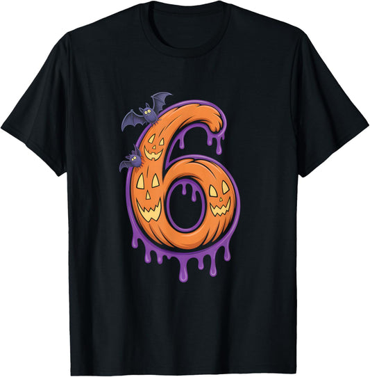 Fun Six Seven 6 7 Meme Design Couples Halloween T-Shirt - T-Shirt | Black
