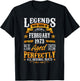 53rd Birthday Vintage Legends Born in 1973 53 Years Old T-Shirt - T-Shirt | Black