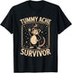 Tummy Ache Survivor Shirt Cute Possum T-Shirt - T-Shirt | Black
