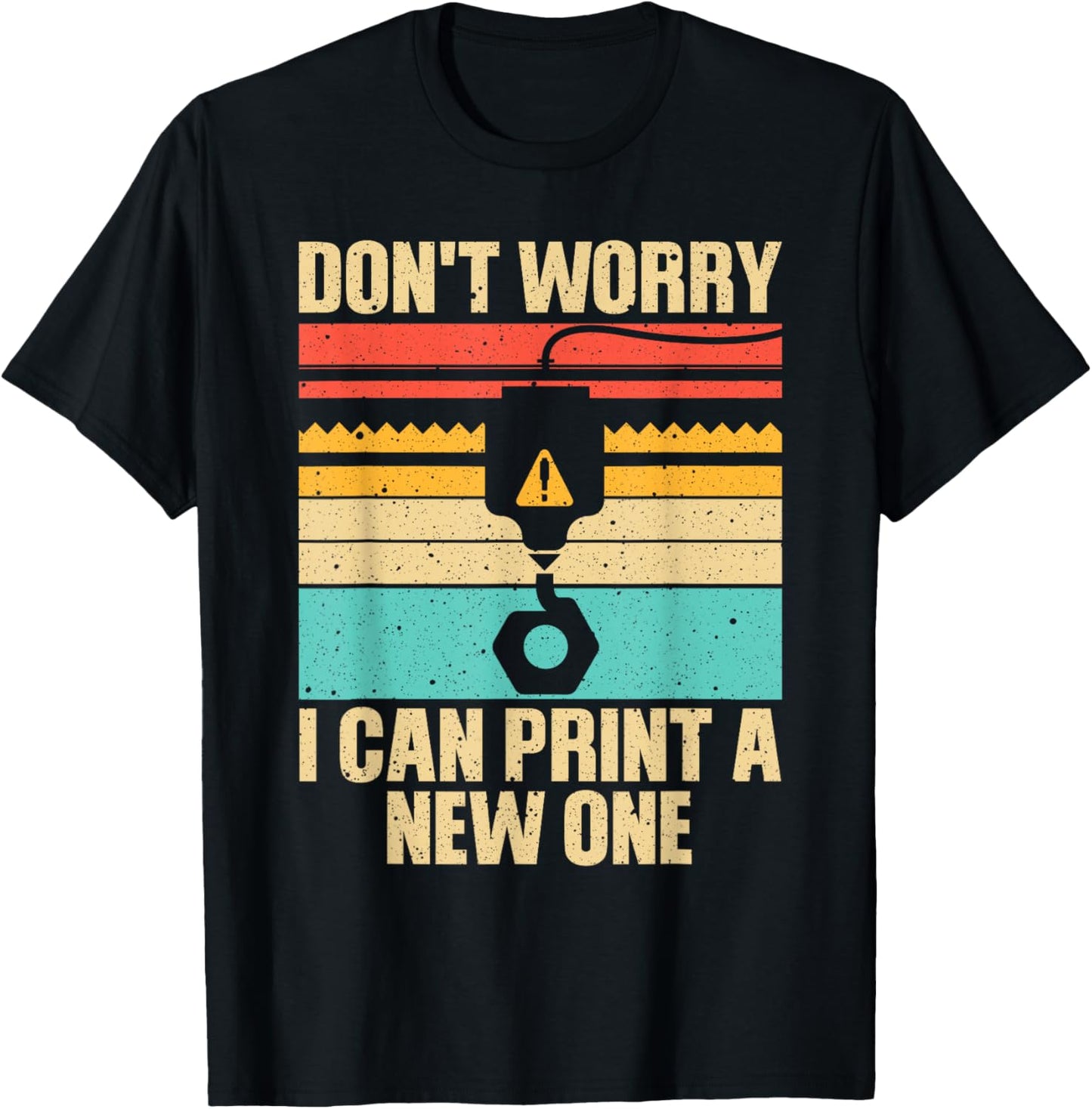 3D Printing Art Women 3D Printer Lover 3D Printing T-Shirt - T-Shirt | Black