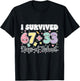 I Survived 67 33 Days of School Funny Teacher Student T-Shirt - T-Shirt | Black