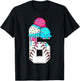 Funny Number 6 Baseball Drip 67 Meme Costume Couple Matching T-Shirt - T-Shirt | Black