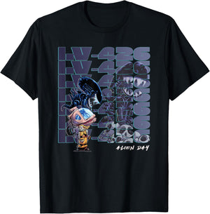 Alien Day LV-426 Alien Day Stack T-Shirt - T-Shirt | Black