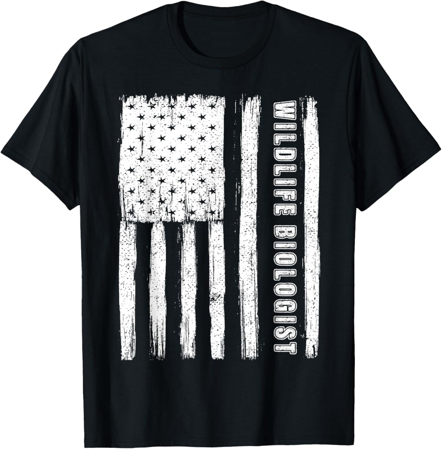 Fourth of July Shirts Funny Wildlife Biologist T-Shirt - T-Shirt | Black