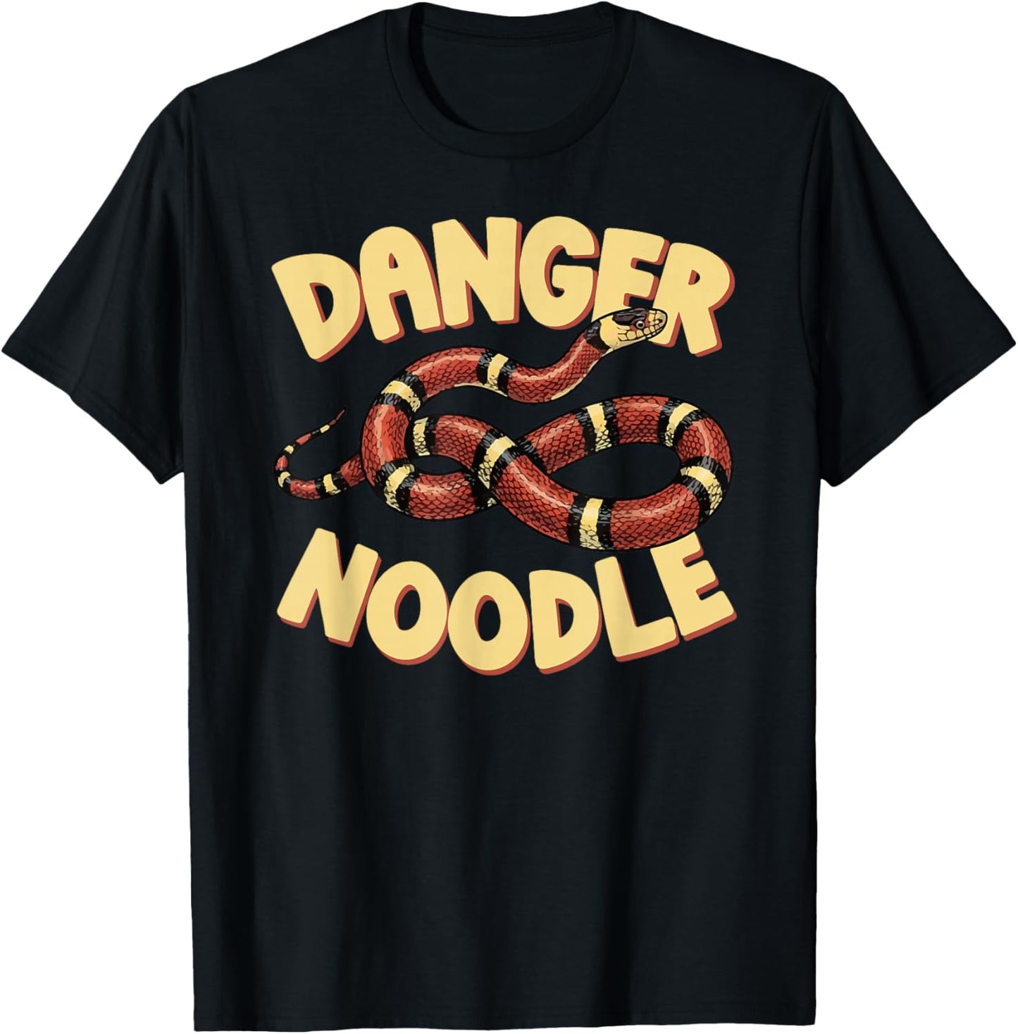 Danger Noodle Milk Snake Owner Milk Snake Lover Milk Snakes T-Shirt - T-Shirt | Black