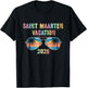 Vintage Saint Maarten Vacation 2026 Trip Beaching Vacay T-Shirt - T-Shirt | Black