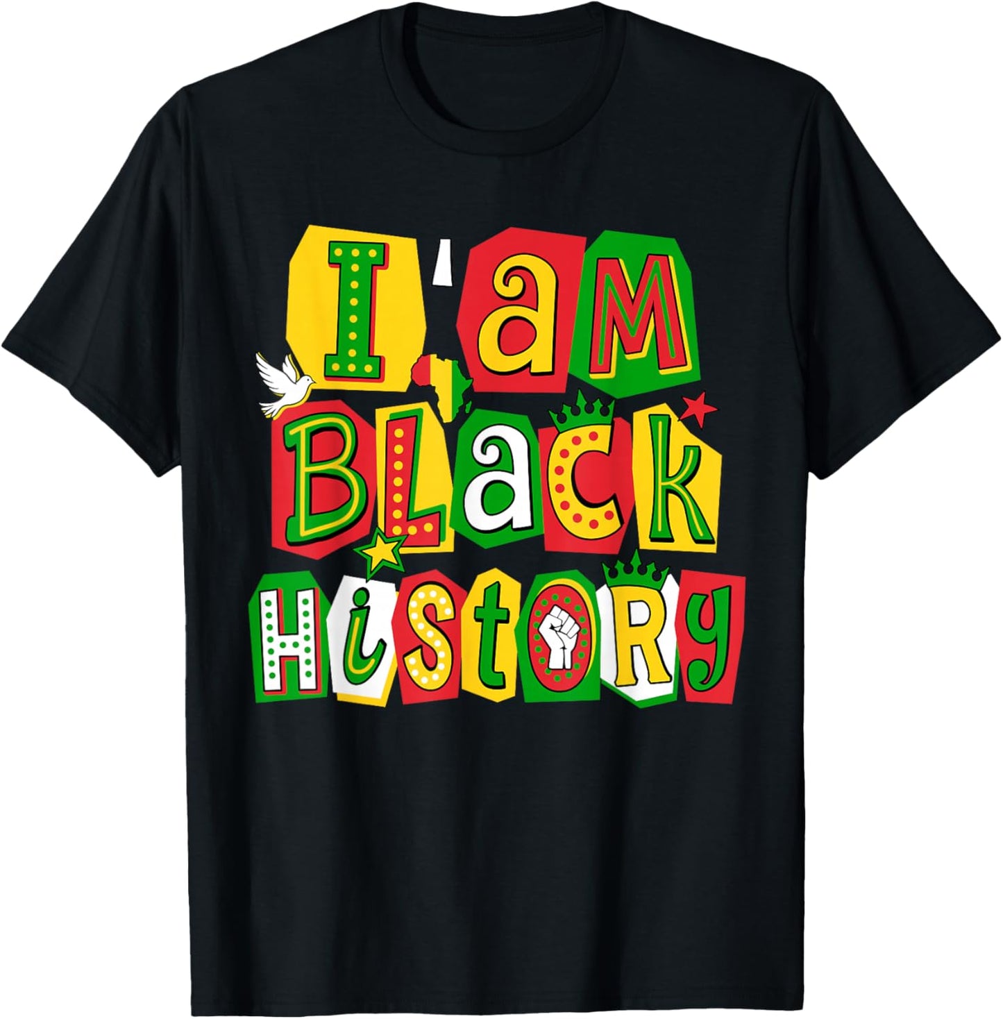 I'm Black History Month African American Black Men Women Kid T-Shirt - T-Shirt | Black