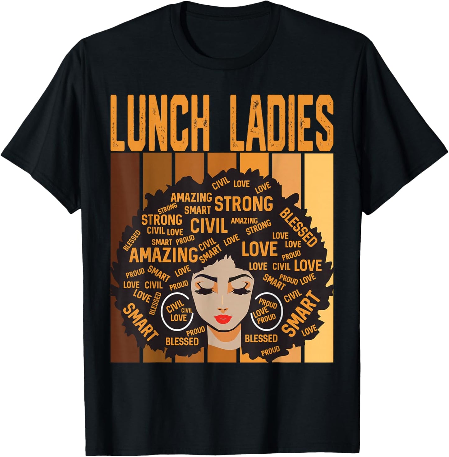 Lunch Ladies Powerful Black History Month Black Pride T-Shirt - T-Shirt | Black