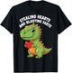 Stealing Hearts Blasting Farts Funny Toddler Dinosaur T-Rex T-Shirt - T-Shirt | Black