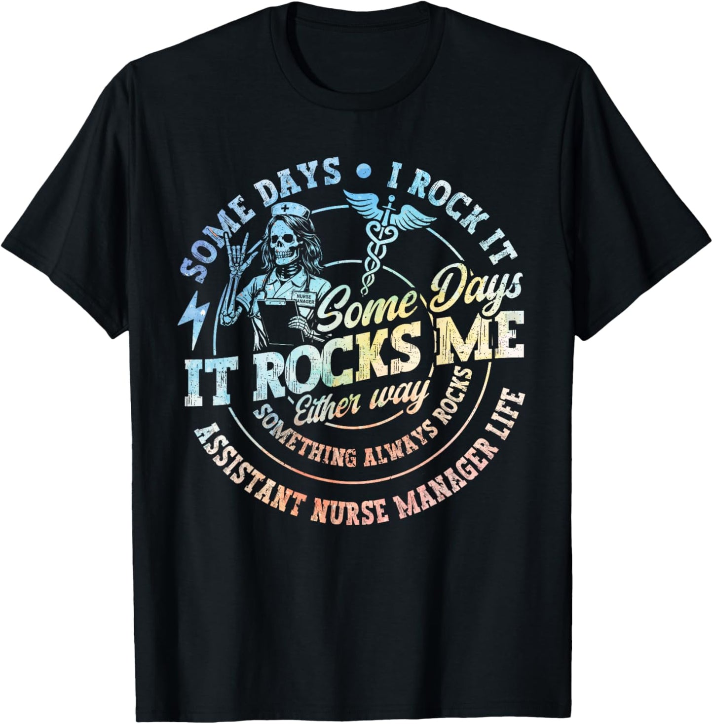 Assistant Nurse Manager T-Shirt - T-Shirt | Black