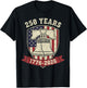 250 Years 1776 2026 America 4th of July T-Shirt - T-Shirt | Black