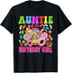 Auntie of The Birthday Girl Candyland Matching Family T-Shirt - T-Shirt | Black