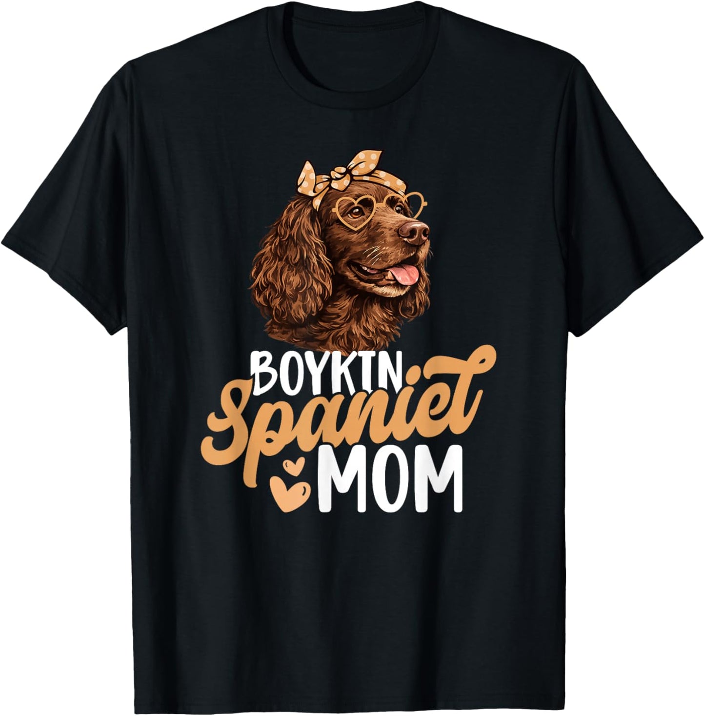 Boykin Spaniel Mom Boykin Spaniel Owner T-Shirt - T-Shirt | Black