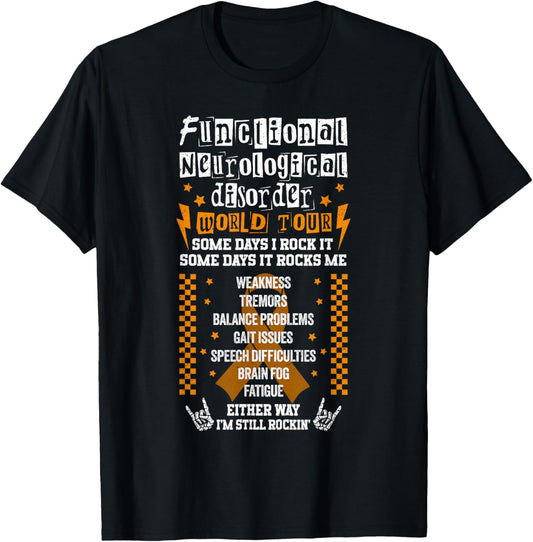 Functional Neurological Disorder FND Warrior T-Shirt - T-Shirt | Black