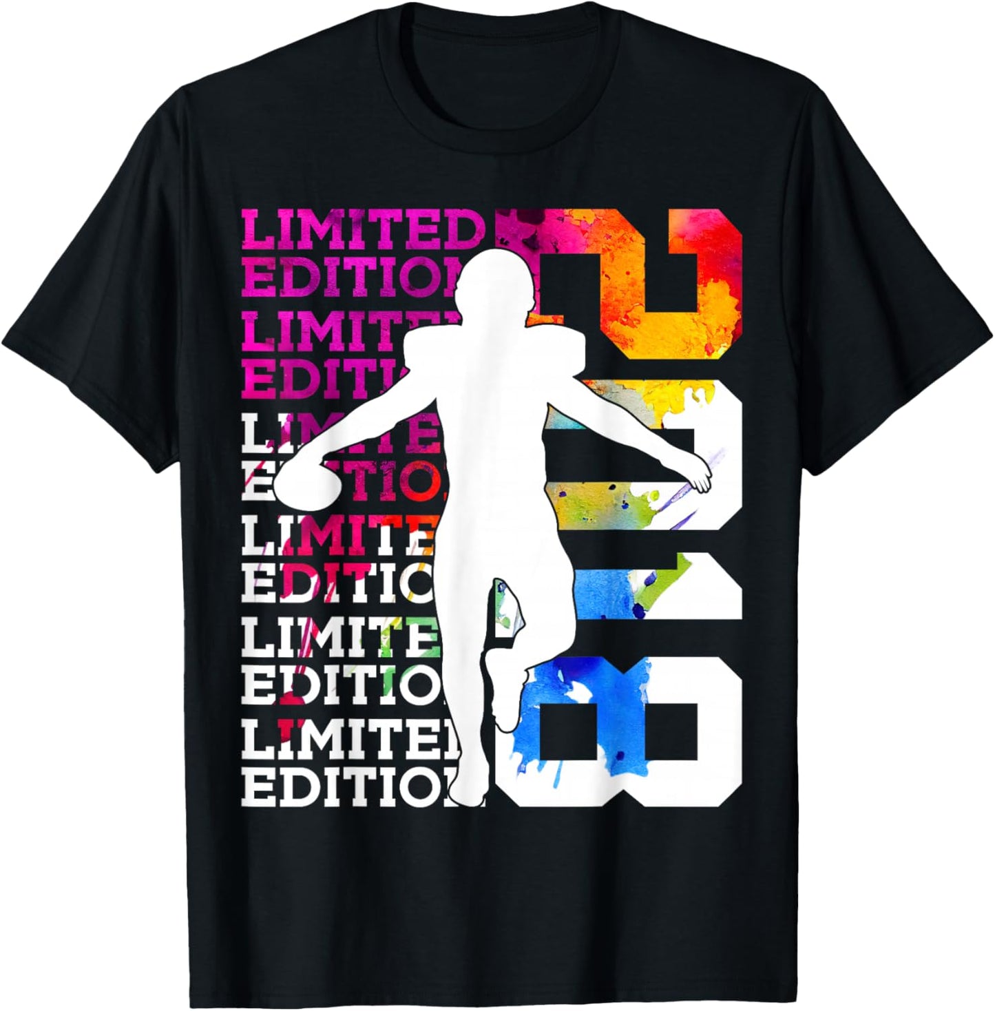 Limited Edition 2018 Football 8TH Birthday T-Shirt - T-Shirt | Black