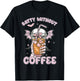 Funny Skeleton Batty Without Coffee Lover Design T-Shirt - T-Shirt | Black