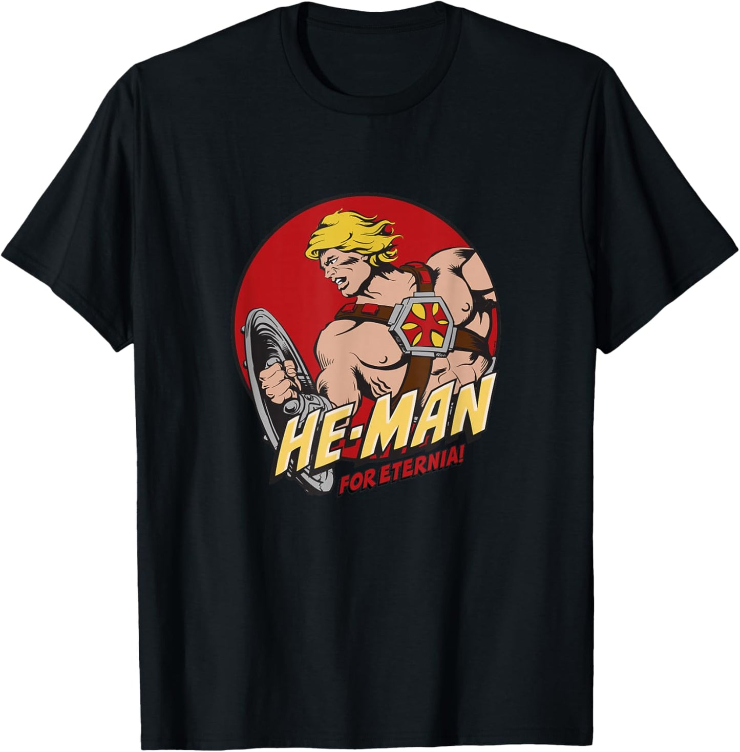 Masters of The Universe - Retro He-Man T-Shirt - T-Shirt | Black
