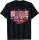 Red Healthcare ER RN CNA ICU Valentine Nurse Heart Nurses T-Shirt - T-Shirt | Black