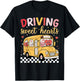 Driving Sweet Hearts School Bus Driver Cute Hearts Valentine T-Shirt - T-Shirt | Black