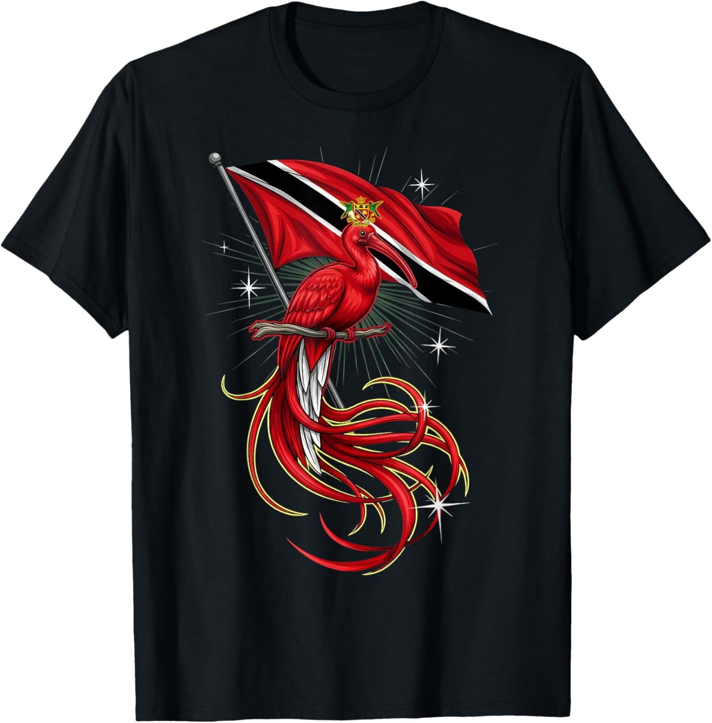 Trinidad and Tobago Flag Trini Flag Roots Trinidadian T-Shirt - T-Shirt | Black