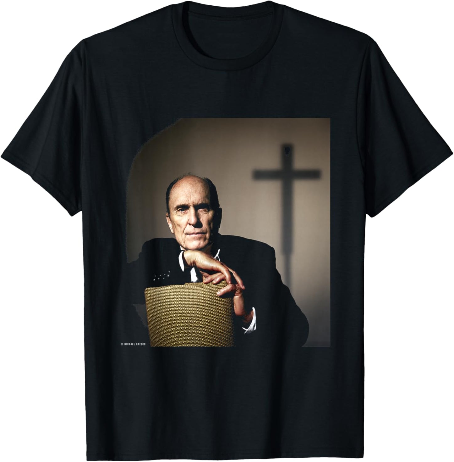 Robert Duvall Apocalypse Now The Godfather by Michael Grecco T-Shirt - T-Shirt | Black