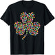 Groovy Lucky Charm Saint Patrick's Day Shamrock Irish Kids T-Shirt - T-Shirt | Black