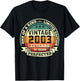23rd Birthday Gift 23 Years of Being Perfected 23 Yrs Old T-Shirt - T-Shirt | Black