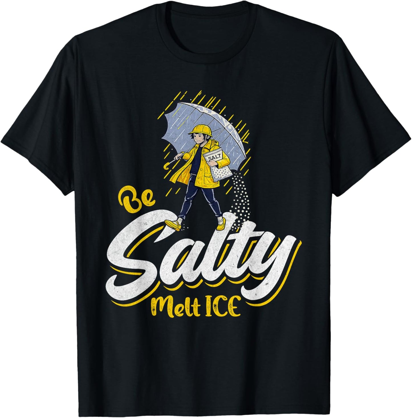 Be Salty Melt ICE T-Shirt - T-Shirt | Black
