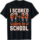 100 Days of School Basketball Drip 100th Day of School Boys T-Shirt - T-Shirt | Black
