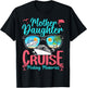 Funny Mom Daughter Vacation Cruise Mother Daughter Trip 2026 T-Shirt - T-Shirt | Black
