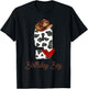 It's My 9th Birthday Boy Vintage 9 Years Old Boys Cowboy T-Shirt - T-Shirt | Black