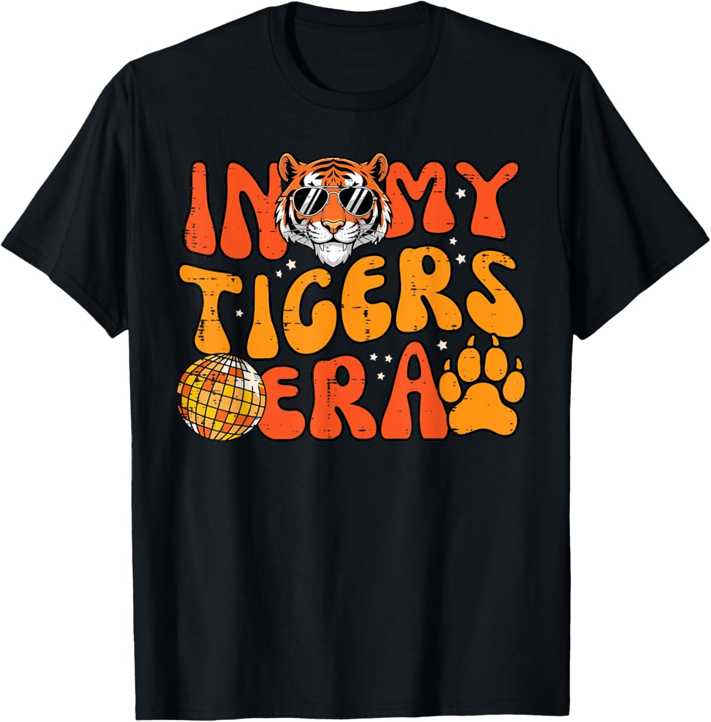 in My Tiger Era Funny Boys Youth Teen Kids Girls Men Women T-Shirt - T-Shirt | Black