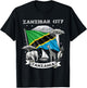 Zanzibar City Tanzania African Metropolis Graphic T-Shirt - T-Shirt | Black