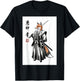 Japanese Anime Manga Style Martial Arts Sumi-e Samurai Fox T-Shirt - T-Shirt | Black