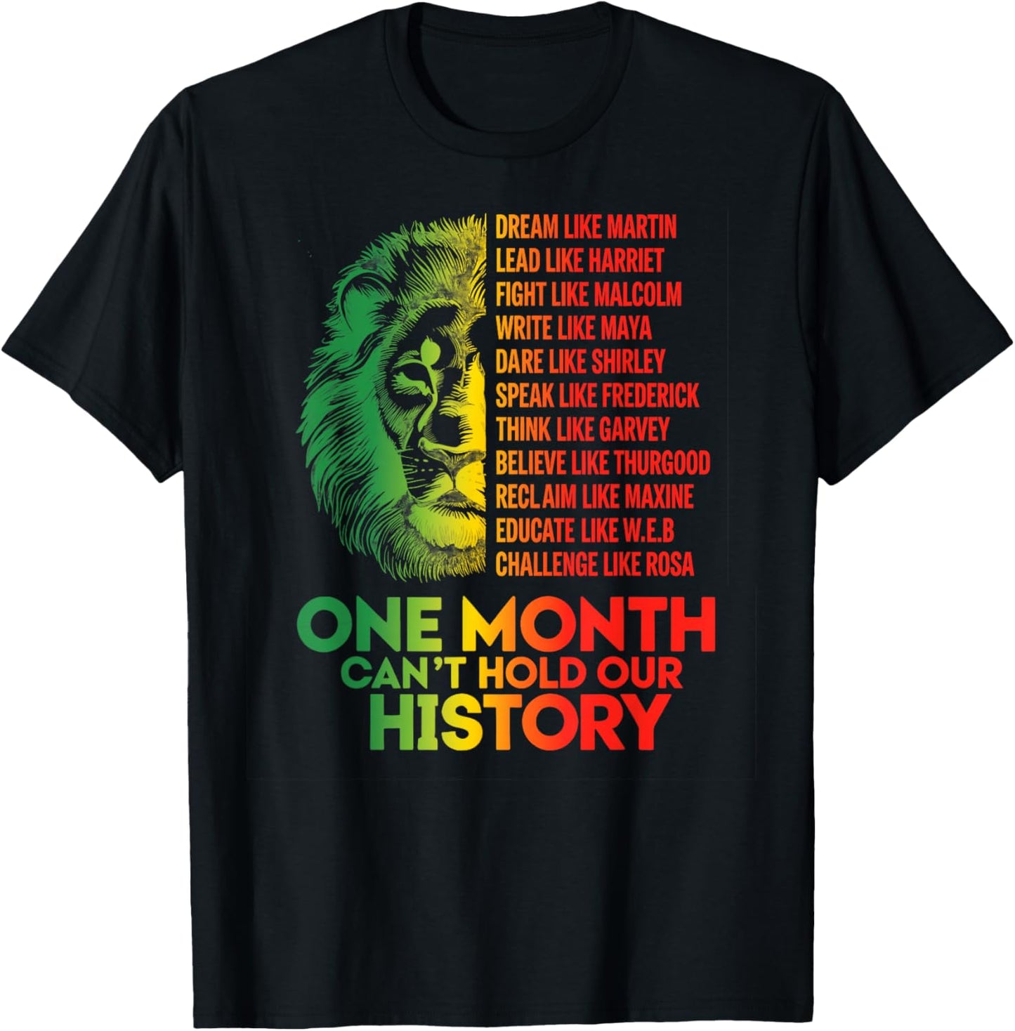 Black History Month Dream Like Martin T-Shirt - T-Shirt | Black