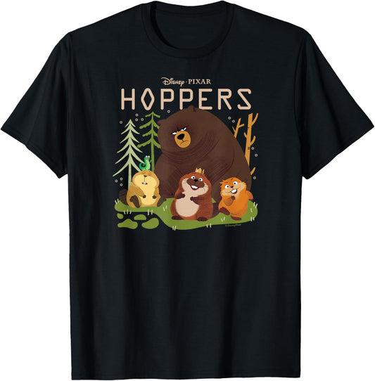 Hoppers - Group Logo T-Shirt - T-Shirt | Black