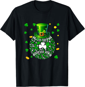 Baseball Ball St. Patrick's Day Costume Player Fan Team T-Shirt - T-Shirt | Black