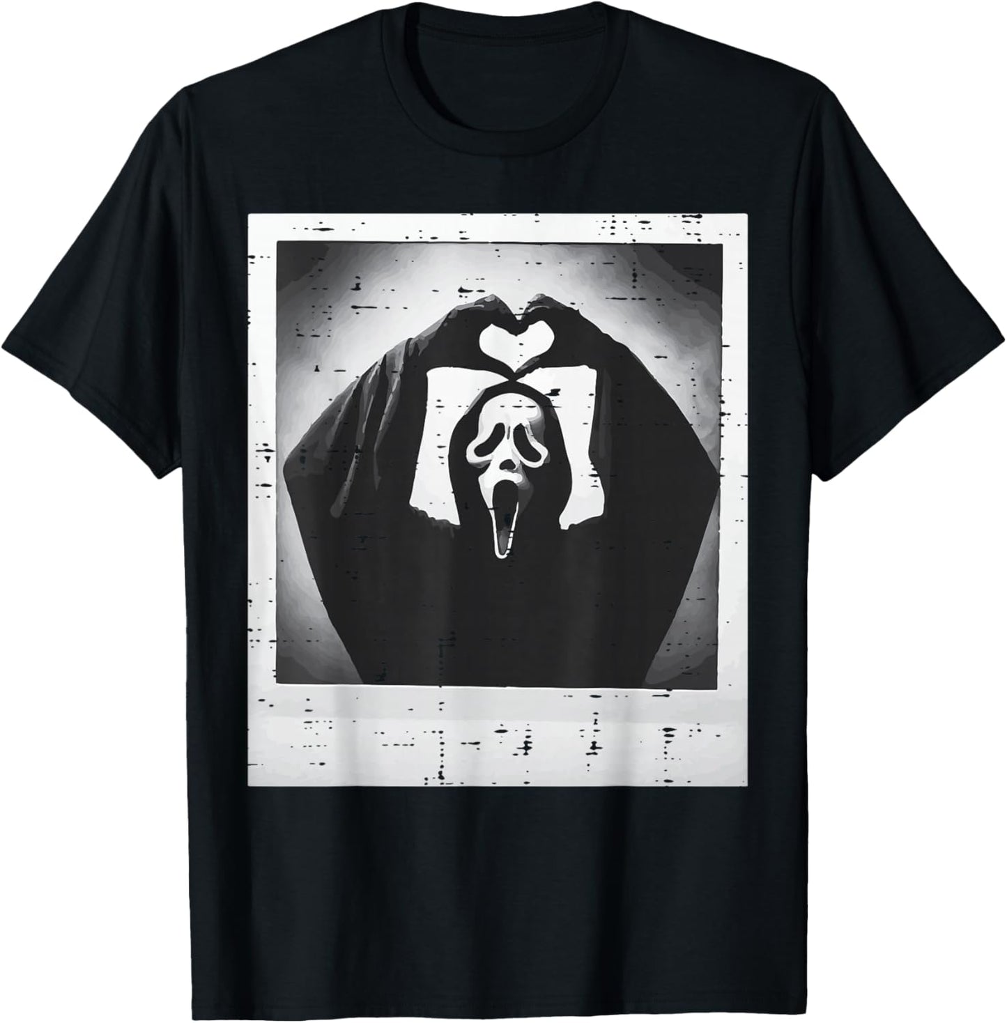 Halloween Scary Face Hand Heart Horror Costume Men Women Kid T-Shirt - T-Shirt | Black
