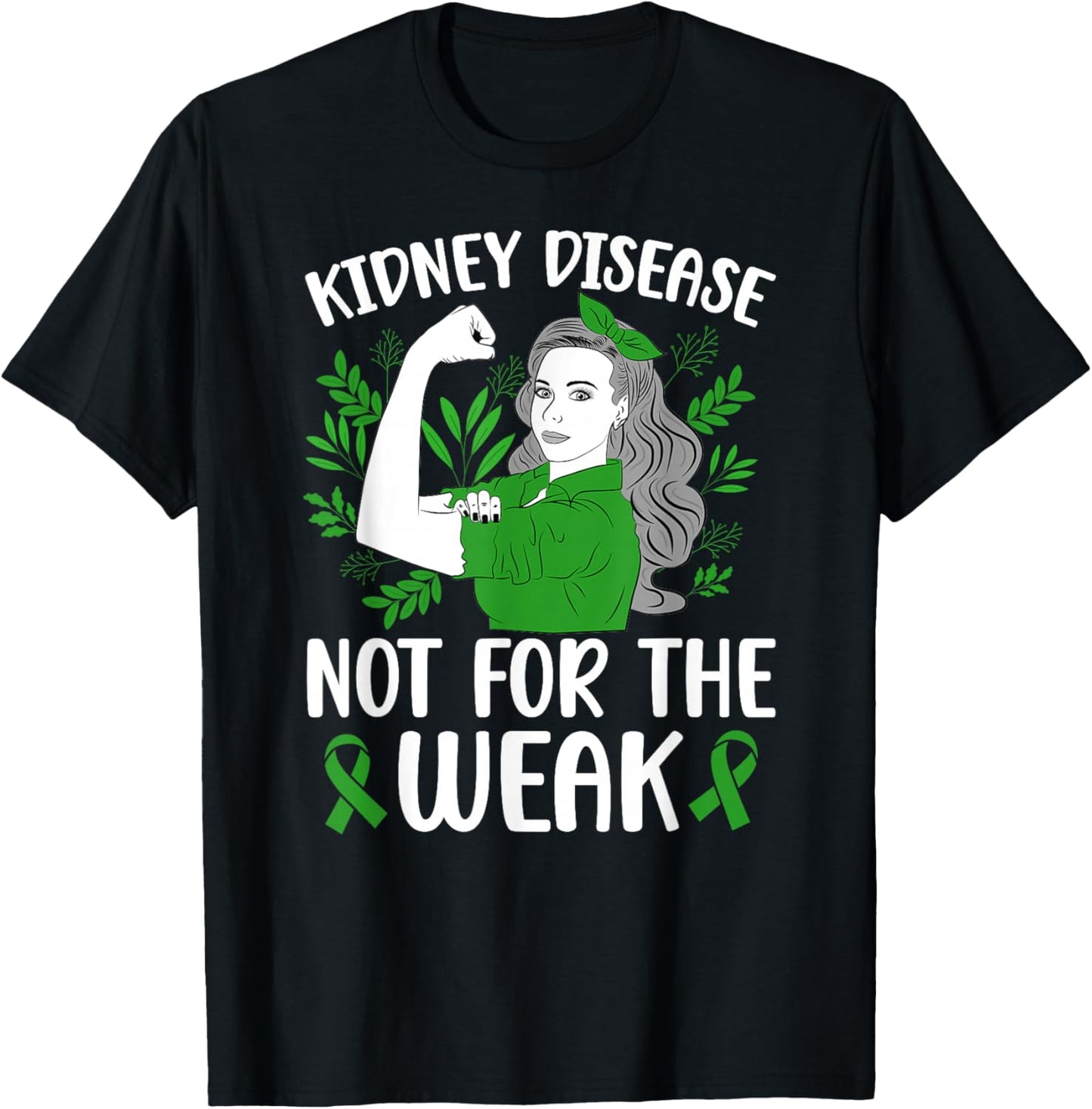 Kidney Disease Awareness Month Proud Kidney Disease Warrior T-Shirt - T-Shirt | Black
