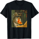 Funny Squirrel Chipmonk Eating Pizza Animal Meme Retro T-Shirt - T-Shirt | Black