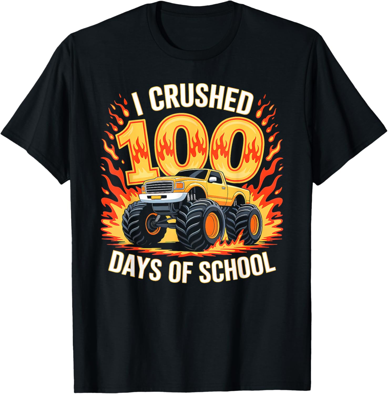 100 Days of School Boys Kids 100 Days Smarter 100th Day T-Shirt - T-Shirt | Black