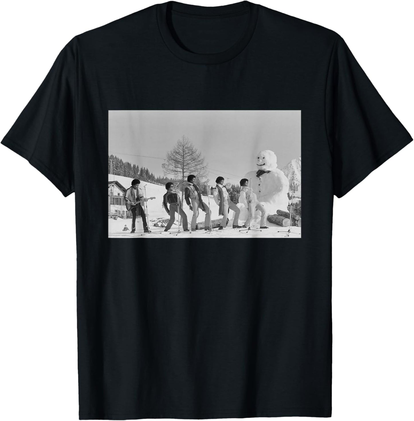 The Jackson 5 Live Featuring Michael Jackson T-Shirt - T-Shirt | Black