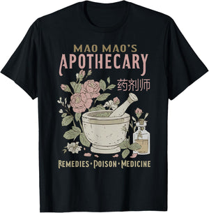 Mao Mao's Apothecary Remedies Poison Medicine T-Shirt - T-Shirt | Black