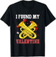 I Found My Valentine Tuba Funny Instrument Cute Hearts T-Shirt - T-Shirt | Black