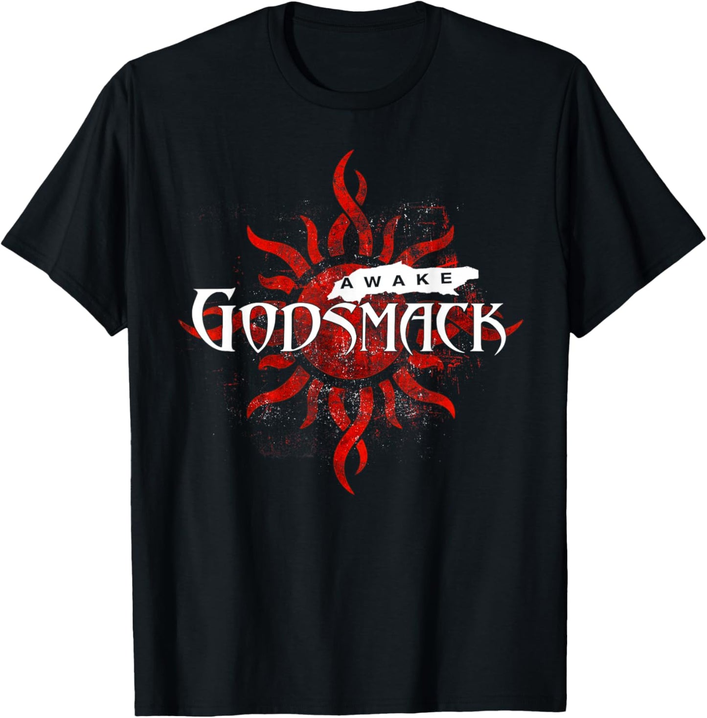 Godsmack Awake Sun 25th On Navy T-Shirt - T-Shirt | Black